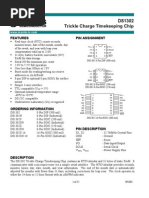 DS1302 Trickle Charge Timekeeping Chip: Features Pin Assignment