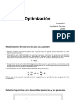 Clase optimización