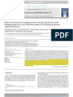 2020 yusoh et al.- Effect of wood species, clamping pressure and glue spread rate on the bonding properties of cross-laminated timber (CLT) manufactured from tropical hardwoods