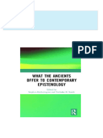 Download full What the Ancients Offer to Contemporary Epistemology 1st Edition Stephen Hetherington ebook all chapters