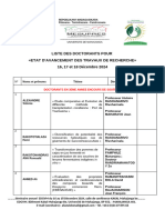 LISTE DES INTERVENANTS_LEURS THEMES DE RECHERCHE DU 16 au 18 Décembre_2024