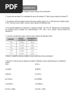 Caderno de Atividades - CÁLCULOS QUÍMICOS