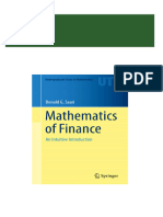 Full Download Mathematics of Finance An Intuitive Introduction PDF DOCX