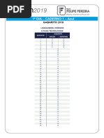 2º Simulado ENEM de Linguagens 2019 - GABARITO