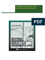 Instant Download Relational management and display of site environmental data 1st Edition David Rich PDF All Chapters