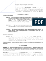 CONTRATO ARRENDAMIENTO FINANCIERO