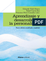 Aprendizaje y desarrollo de la personalidad.