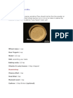 Print This: Ingredients To Wheat Idlis