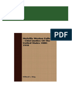 Instant Access to Melville Weston Fuller Chief Justice Of The United States 1888 1910 ebook Full Chapters