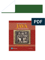 Complete Download of Solution Manual for Introduction to Java Programming, Brief Version, 11th Edition, Y. Daniel Liang Full Chapters in PDF DOCX