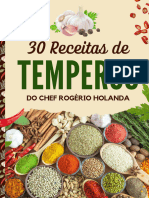 30 Receitas de Tempero Do Chef Rogario Holanda