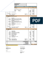 BUDGET FOR BARRACKS & WAREHOUSE