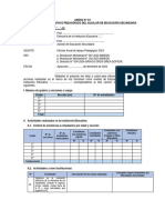 ANEXO N° 04  Informe del Auxiliar de educación - Secundaria