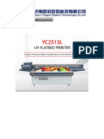 NTEK YC2513L uv flatbed printer