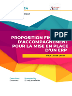 Proposition Financière, Intégrant Les Éléments Techniques Ainsi Que La Structure Souhaitée Proposition Financière d'Accompagnement Pour La Mise en Œuvre