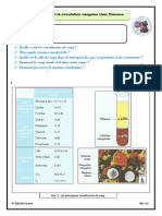 Le Sang Et La Circulation Sanguine PDF 1