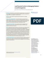 Inpatient Nursing and Parental Comfort in Managing Pediatric Tracheostomy Care and Emergencies