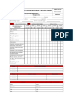 14. Inspección Pre Operacional Tronzadora