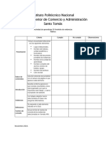 Lista de cotejo Actividad de aprendizaje portafolio