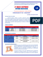 comunicado semanal nº19 NIVEL SECUNDARIO