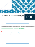 5. variables et parametres cinématiques