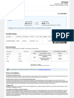 EaseMyTrip Flight E-Ticket for Flights