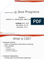 Building Java Programs