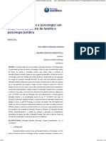 Alienação parental e a psicologia um olhar frente ao direito de família e psicologia jurídica