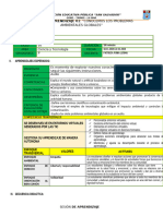 SESIÓN DE APRENDIZAJE N°01