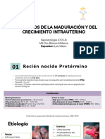 Trastornos de maduración y crecimiento intrauterino LV1