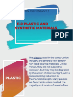 BT1- 11.0 Plastic and Synthetic Materials 