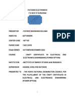 PATSONS ELECTRICAL BS PLAN