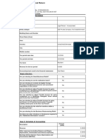 FTA CT Return Format