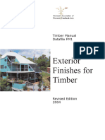 Exterior Finishes for Timber - FM1