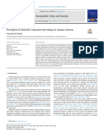 Perception of domestic rainwater harvesting by Iranian citizens