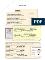 Avaliação de inglês 3º trim - 9º ano