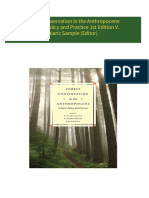 Forest Conservation in the Anthropocene Science Policy and Practice 1st Edition V. Alaric Sample (Editor) all chapter instant download