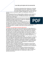 Resumen de Las 10 Principios de La Economia