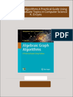 Get Algebraic Graph Algorithms A Practical Guide Using Python Undergraduate Topics in Computer Science  K. Erciyes PDF ebook with Full Chapters Now