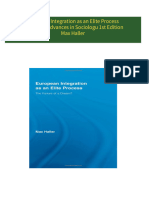 Immediate download European Integration as an Elite Process Routledge Advances in Sociologu 1st Edition Max Haller ebooks 2024