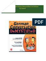 Instant Access to German Conversation Demystified 1st Edition Ed Swick ebook Full Chapters