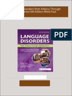 Full download Language Disorders from Infancy Through Adolescence 5th Edition Rhea Paul pdf docx