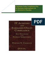 [FREE PDF sample] IT Auditing and Sarbanes Oxley Compliance Key Strategies for Business Improvement 1st Edition Dimitris N. Chorafas ebooks