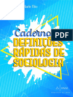 Caderno de Definicoes Rapidas de Sociologia 1