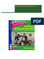 Get School Effectiveness 1st Edition Marilyn Tew free all chapters