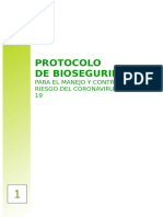 Protocolo Bioseguguridad - La Bodega