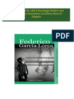 Download full FEDERICO GARCIA LORCA Routledge Modern and Contemporary Dramatists 1st Edition Maria M Delgado ebook all chapters