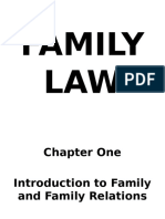 Revised Family Law Chapter One 1