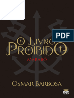 o Livro Proibido Marabô - Osmar Barbosa