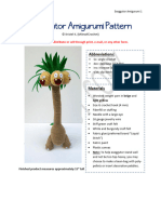 Alolan Exeggutor Amigurumi Pattern